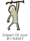 Monkey Clipart #1154007 by lineartestpilot