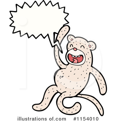 Royalty-Free (RF) Monkey Clipart Illustration by lineartestpilot - Stock Sample #1154010