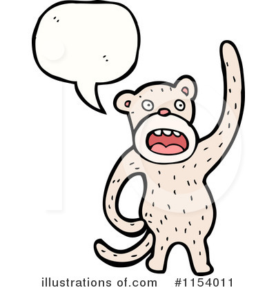 Royalty-Free (RF) Monkey Clipart Illustration by lineartestpilot - Stock Sample #1154011