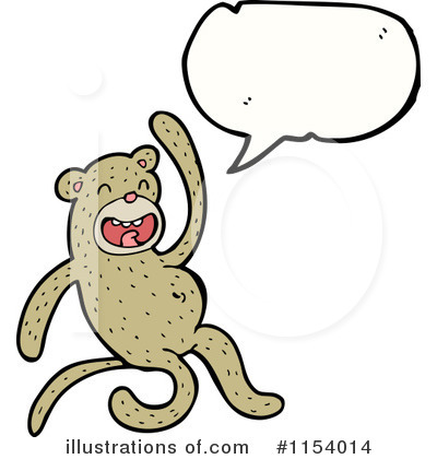 Royalty-Free (RF) Monkey Clipart Illustration by lineartestpilot - Stock Sample #1154014