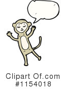 Monkey Clipart #1154018 by lineartestpilot