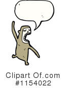Monkey Clipart #1154022 by lineartestpilot