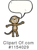 Monkey Clipart #1154029 by lineartestpilot