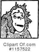 Monkey Clipart #1157522 by Prawny Vintage