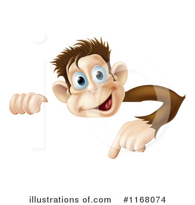 Royalty-Free (RF) Monkey Clipart Illustration by AtStockIllustration - Stock Sample #1168074