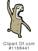 Monkey Clipart #1168441 by lineartestpilot