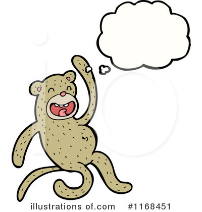Royalty-Free (RF) Monkey Clipart Illustration by lineartestpilot - Stock Sample #1168451