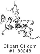 Monkey Clipart #1180248 by Prawny Vintage