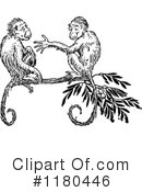 Monkey Clipart #1180446 by Prawny Vintage