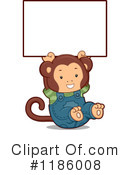 Monkey Clipart #1186008 by BNP Design Studio