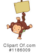 Monkey Clipart #1186009 by BNP Design Studio