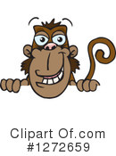 Monkey Clipart #1272659 by Dennis Holmes Designs