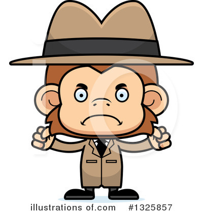 Royalty-Free (RF) Monkey Clipart Illustration by Cory Thoman - Stock Sample #1325857