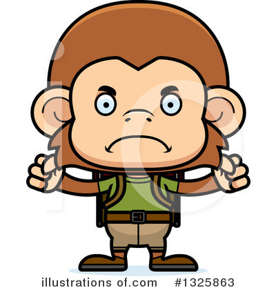 Royalty-Free (RF) Monkey Clipart Illustration by Cory Thoman - Stock Sample #1325863