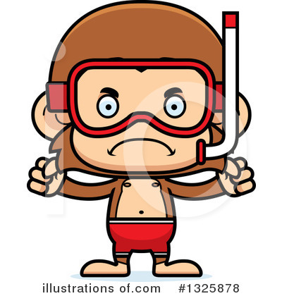 Royalty-Free (RF) Monkey Clipart Illustration by Cory Thoman - Stock Sample #1325878