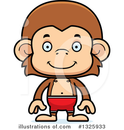 Royalty-Free (RF) Monkey Clipart Illustration by Cory Thoman - Stock Sample #1325933