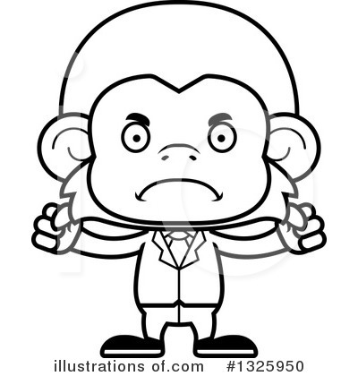 Royalty-Free (RF) Monkey Clipart Illustration by Cory Thoman - Stock Sample #1325950