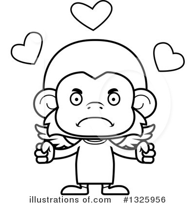 Royalty-Free (RF) Monkey Clipart Illustration by Cory Thoman - Stock Sample #1325956