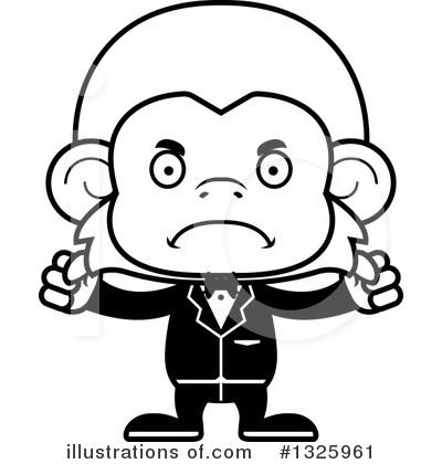 Royalty-Free (RF) Monkey Clipart Illustration by Cory Thoman - Stock Sample #1325961