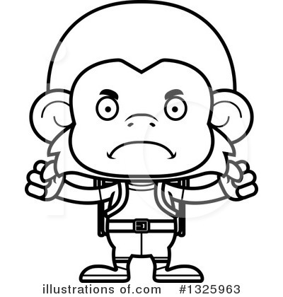 Royalty-Free (RF) Monkey Clipart Illustration by Cory Thoman - Stock Sample #1325963
