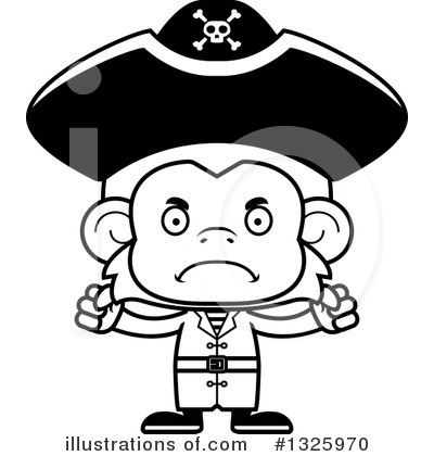 Royalty-Free (RF) Monkey Clipart Illustration by Cory Thoman - Stock Sample #1325970