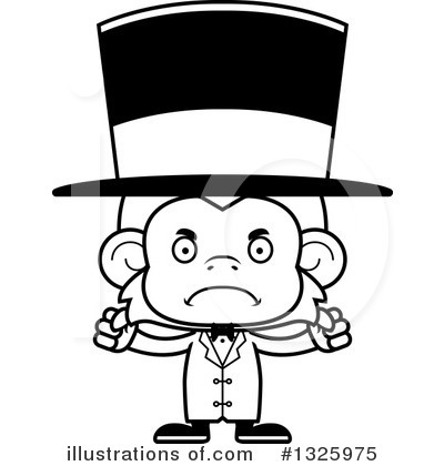 Royalty-Free (RF) Monkey Clipart Illustration by Cory Thoman - Stock Sample #1325975