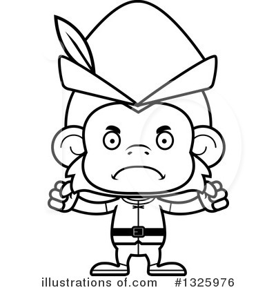Royalty-Free (RF) Monkey Clipart Illustration by Cory Thoman - Stock Sample #1325976
