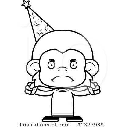 Royalty-Free (RF) Monkey Clipart Illustration by Cory Thoman - Stock Sample #1325989