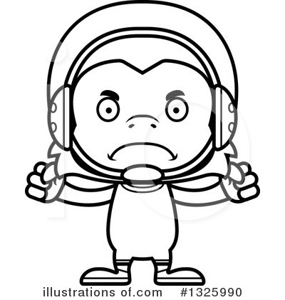 Royalty-Free (RF) Monkey Clipart Illustration by Cory Thoman - Stock Sample #1325990