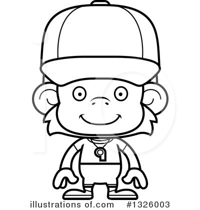 Royalty-Free (RF) Monkey Clipart Illustration by Cory Thoman - Stock Sample #1326003