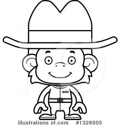 Royalty-Free (RF) Monkey Clipart Illustration by Cory Thoman - Stock Sample #1326005