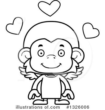 Royalty-Free (RF) Monkey Clipart Illustration by Cory Thoman - Stock Sample #1326006