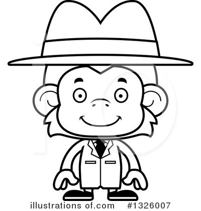 Royalty-Free (RF) Monkey Clipart Illustration by Cory Thoman - Stock Sample #1326007