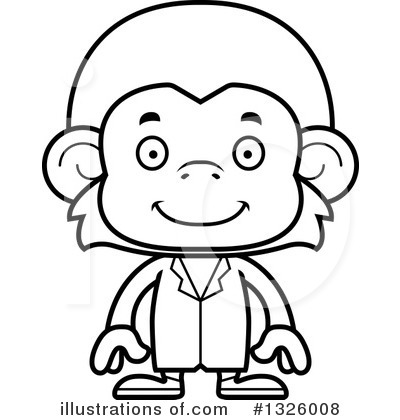 Royalty-Free (RF) Monkey Clipart Illustration by Cory Thoman - Stock Sample #1326008