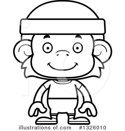 Royalty-Free (RF) Monkey Clipart Illustration by Cory Thoman - Stock Sample #1326010