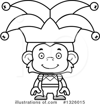 Royalty-Free (RF) Monkey Clipart Illustration by Cory Thoman - Stock Sample #1326015