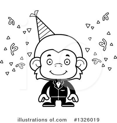 Royalty-Free (RF) Monkey Clipart Illustration by Cory Thoman - Stock Sample #1326019