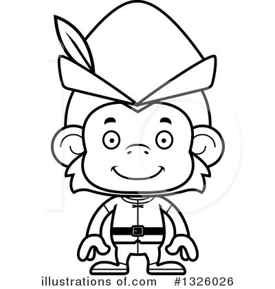 Royalty-Free (RF) Monkey Clipart Illustration by Cory Thoman - Stock Sample #1326026