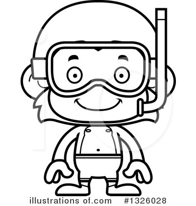 Royalty-Free (RF) Monkey Clipart Illustration by Cory Thoman - Stock Sample #1326028
