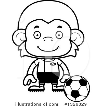 Royalty-Free (RF) Monkey Clipart Illustration by Cory Thoman - Stock Sample #1326029