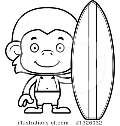 Royalty-Free (RF) Monkey Clipart Illustration by Cory Thoman - Stock Sample #1326032