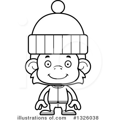 Royalty-Free (RF) Monkey Clipart Illustration by Cory Thoman - Stock Sample #1326038