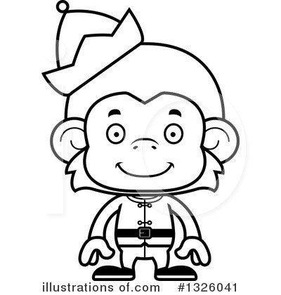 Royalty-Free (RF) Monkey Clipart Illustration by Cory Thoman - Stock Sample #1326041