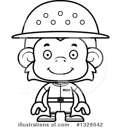 Royalty-Free (RF) Monkey Clipart Illustration by Cory Thoman - Stock Sample #1326042