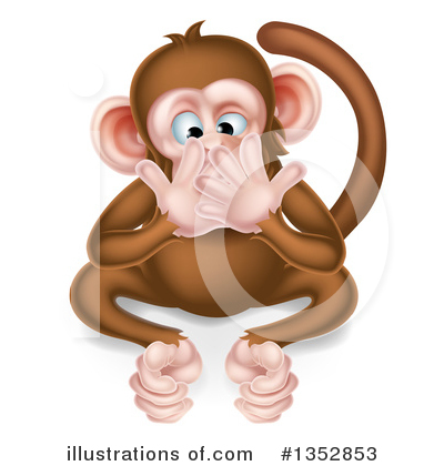 Monkey Clipart #1352853 by AtStockIllustration