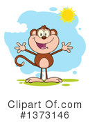 Monkey Clipart #1373146 by Hit Toon