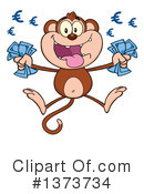 Monkey Clipart #1373734 by Hit Toon