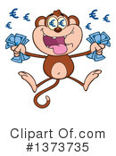 Monkey Clipart #1373735 by Hit Toon