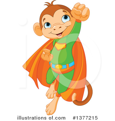 Monkey Clipart #1377215 by Pushkin
