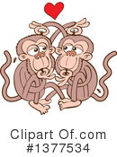 Monkey Clipart #1377534 by Zooco